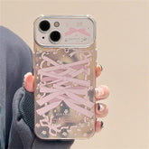 Cute Phone Cases for iPhone 12, 13, 14, and 15 Pro Max - Ribbon Bow Soft Cover - TSP462 - Touchy Style