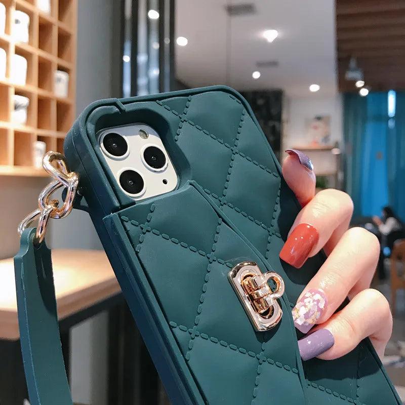 Cute Phone Cases For iPhone 13 12 11 Pro Max 6 7 8 Plus X XR XS Max Handbag Wallet A - Touchy Style