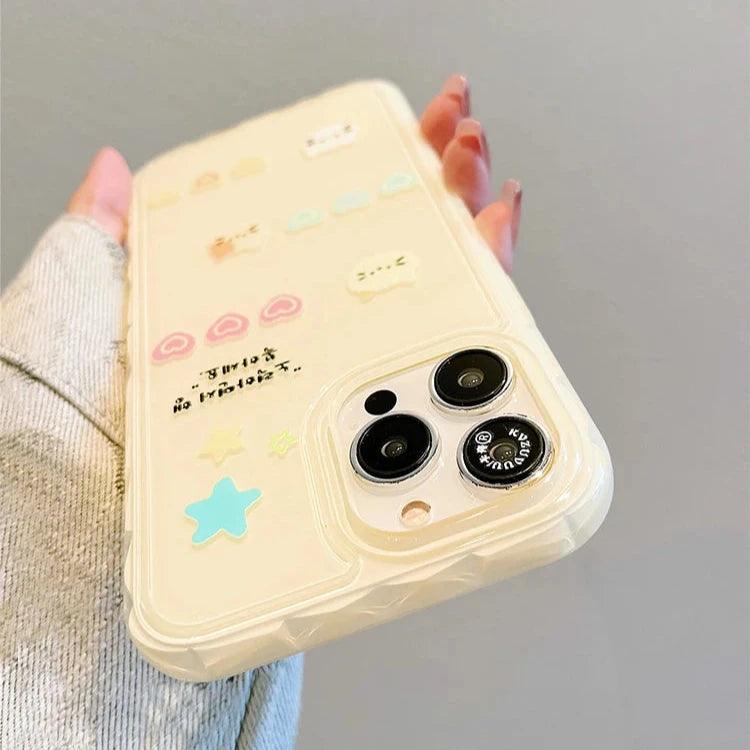 Cute Phone Cases for iPhone 13, 14, and 15 Pro Max - Candy Color Rabbit Cat Cartoon Soft Cover - TSP216 - Touchy Style