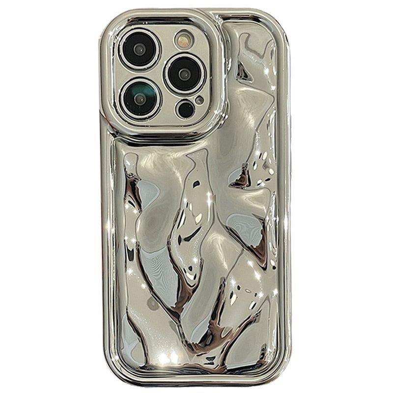 Cute Phone Cases For iPhone 14 13 12 11 Pro Max XS XR X 7 8 6S 14 Plus - Glossy Laser Plating - Touchy Style