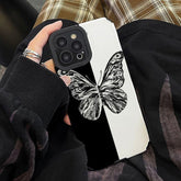 Cute Phone Cases for iPhone 14 Pro Max, 13, 12, 11, XS, XR, 7, 8 Plus - Fashion Butterfly Leather - Touchy Style .