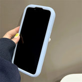 Cute Phone Cases For iPhone 15, 13, 14, 12 Pro Max, 11, and 14 Pro Max - White Sheep - Folding Stand Holder - TSP253 - Touchy Style