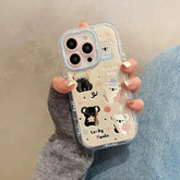 Cute Phone Cases for iPhone 15, 14, 13, 11, and 12 Pro Max - Lucky Koala - Hard Acrylic Mirror - TSP276 - Touchy Style