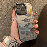 Cute Phone Cases For iPhone 15, 14, 13, 12, 11 Pro, 15Pro, 14Pro, 13Pro Max, X, XS, X S Max, XR, SE 2020 2022, 7 8 Plus - Butterfly Cover - TSP397 - Touchy Style