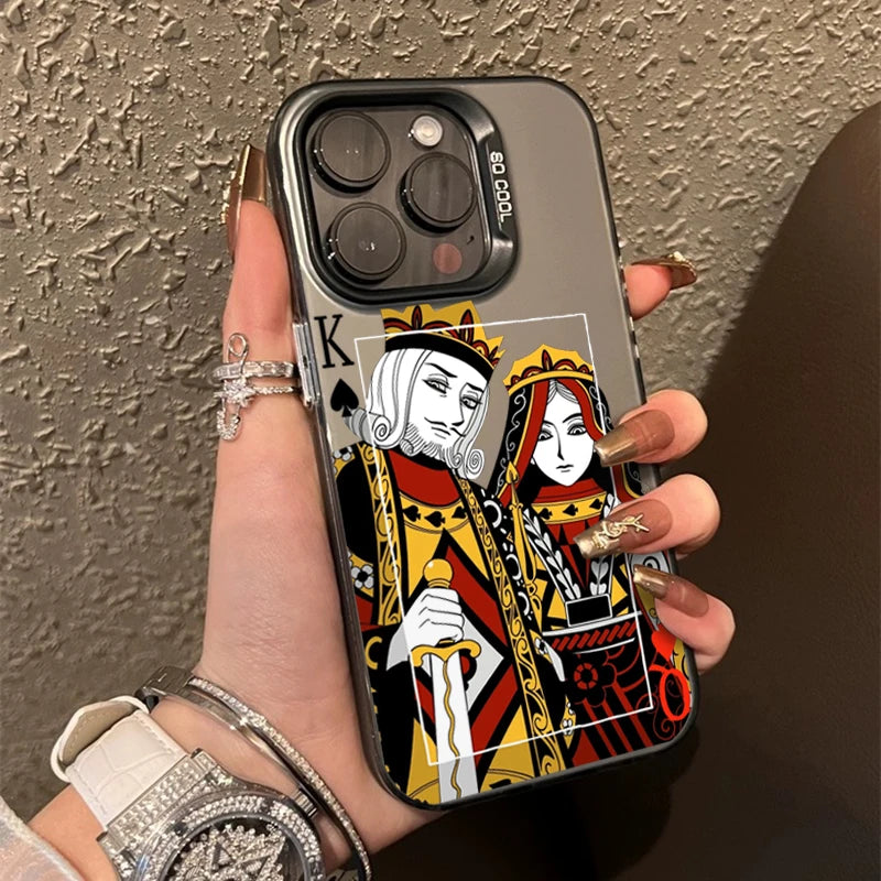 Cute Phone Cases For iPhone 15, 14, 13, 12, 11 Pro, Pro Max, XS Max, X, XR, and 7 - Cartoon Matte Cover - TSP391 - Touchy Style