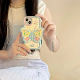 Cute Phone Cases For iPhone 15, 14, 13, 12, and 11 Pro Max - Big Butterfly Holder - Soft Cover - TSP258 - Touchy Style