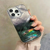 Cute Phone Cases for iPhone 15, 14, 13, 12, and 11 Pro Max - Black Gray Glacier Cover - TSP214 - Touchy Style