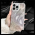 Cute Phone Cases For iPhone 15, 14, 13, 12 Pro Max, and 11 Pro models - Laser Gradient Feather Pattern - TSP522 - Touchy Style