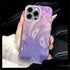 Cute Phone Cases For iPhone 15, 14, 13, 12 Pro Max, and 11 Pro models - Laser Gradient Feather Pattern - TSP522 - Touchy Style