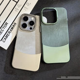 Cute Phone Cases For iPhone 15, 14, 13, 12 Pro Max, and 15 Plus - Luxury Splicing Fiber Fabric Back Cover - TSP418 - Touchy Style