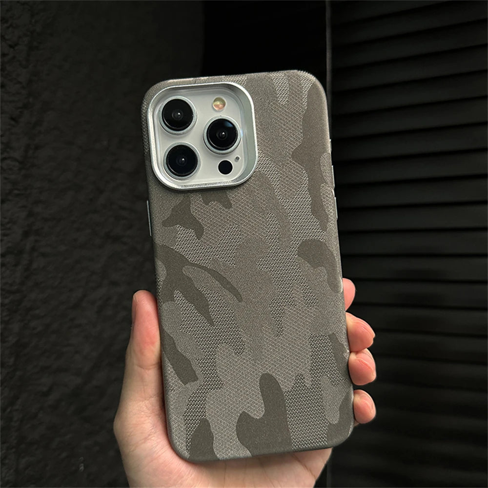 Cute Phone Cases for iPhone 15, 14, 13, 12 Pro Max, and 15 Pro Max - Luxury Camouflage Shockproof Armor Case - TSP419 - Touchy Style