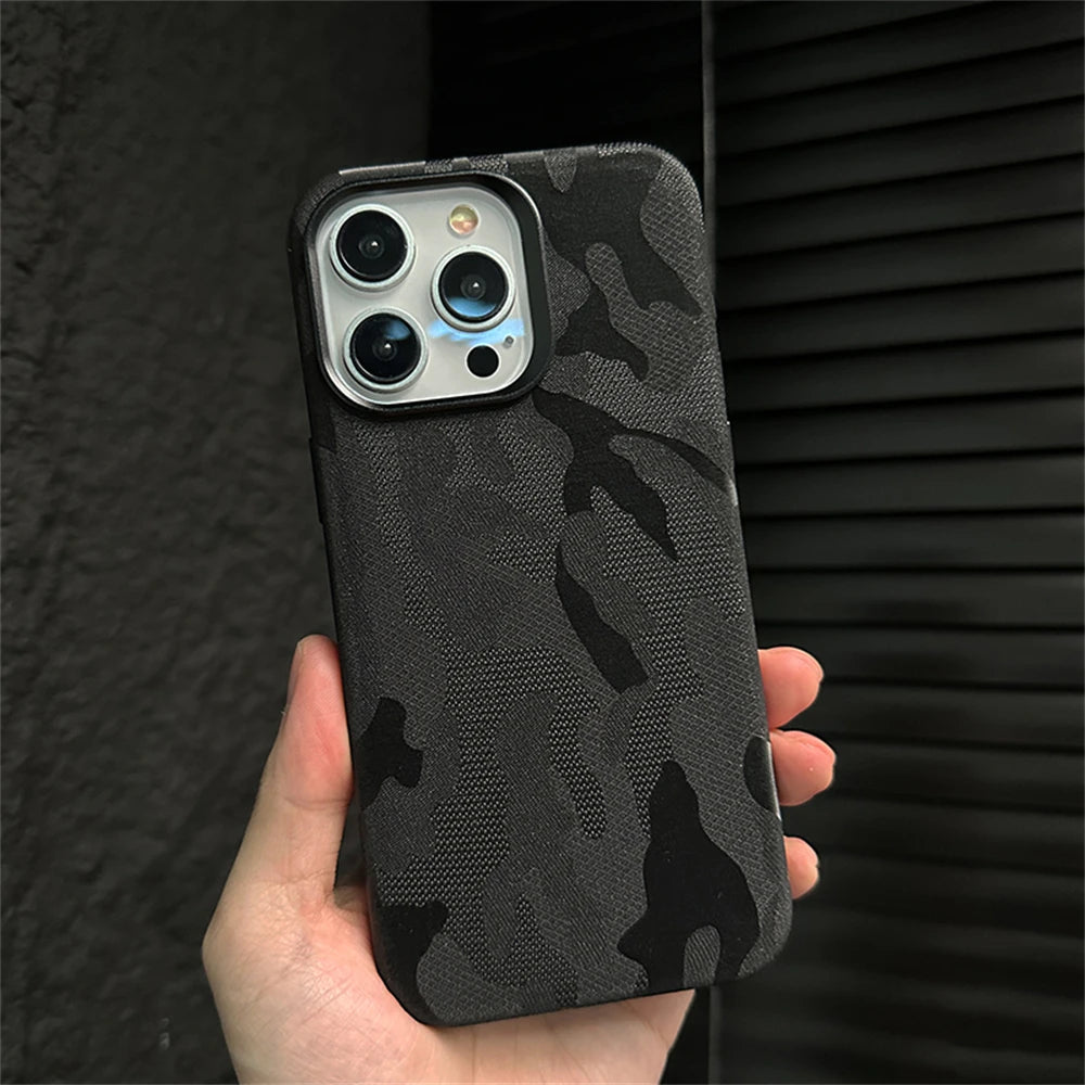 Cute Phone Cases for iPhone 15, 14, 13, 12 Pro Max, and 15 Pro Max - Luxury Camouflage Shockproof Armor Case - TSP419 - Touchy Style