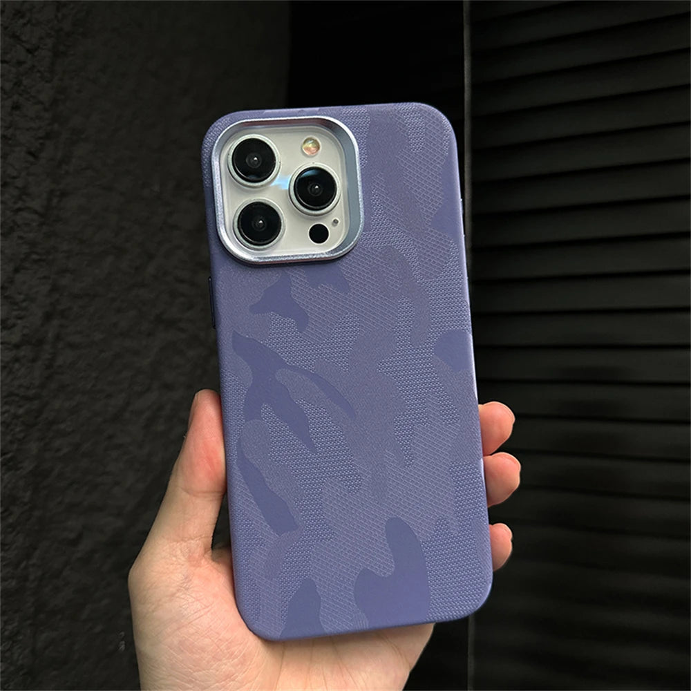 Cute Phone Cases for iPhone 15, 14, 13, 12 Pro Max, and 15 Pro Max - Luxury Camouflage Shockproof Armor Case - TSP419 - Touchy Style