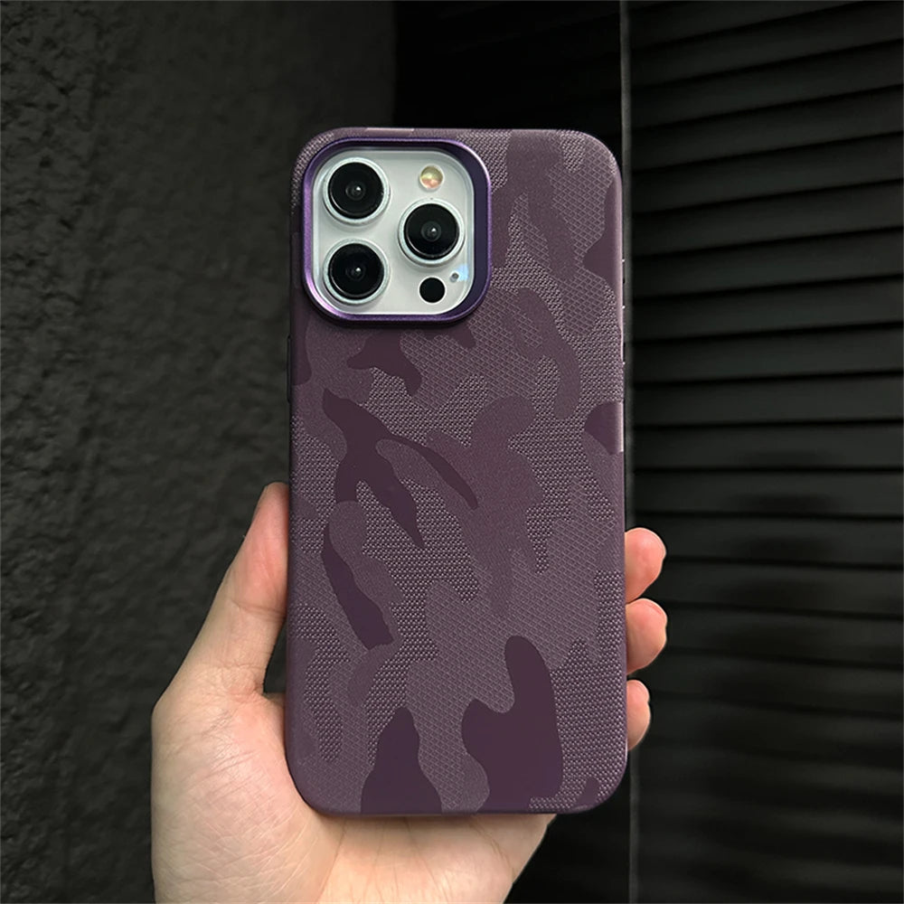 Cute Phone Cases for iPhone 15, 14, 13, 12 Pro Max, and 15 Pro Max - Luxury Camouflage Shockproof Armor Case - TSP419 - Touchy Style