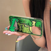 Cute Phone Cases for iPhone 15, 14, 13, and 12 Pro Max - Funny Line Drawing - Holder Stand - TSP220 - Touchy Style