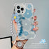 Cute Phone Cases for iPhone 15, 14 Pro Max, 13, 12, 11, X, XR, and XS - 3D Bear Ear, Flower Transparent Cover - TSP361 - Touchy Style