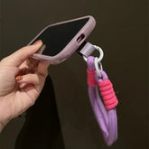 Cute Phone Cases For iPhone 15, 16, 11, 12, 13, and 14 Pro Max - Hand Wrist Chain - Rich Letters Shell - TSP480 - Touchy Style