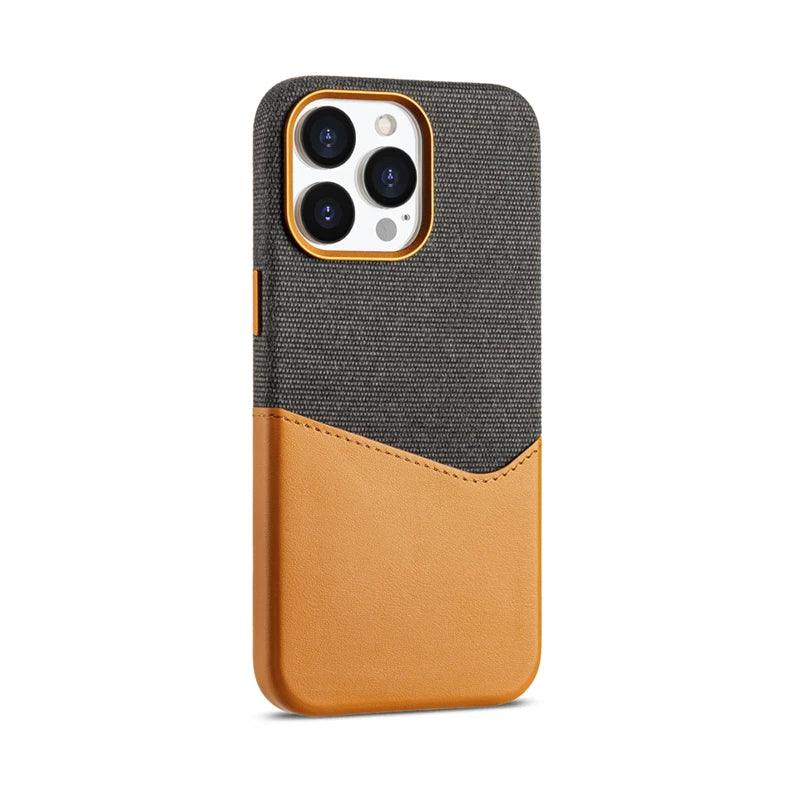 Cute Phone Cases for iPhone 15 Pro Max, 13, 14 Pro, and 12 - Card Holder - Leather Cover - TSP201 - Touchy Style