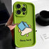 Cute Phone Cases For iPhone 15 Pro Max, 14, 13, 12, 11, XS Max, XR, X, 7, and 8 Plus - "Study Hard" Dog - TSP228 - Touchy Style