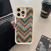 Cute Phone Cases For iPhone 15 Pro Max, 14, 13, 12, 11, XS, X, XR, 7, 8, 15 Plus, and SE 2020 - Lattice Smile Face - TSP225 - Touchy Style