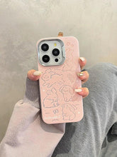 Cute Phone Cases For iPhone 15 Pro Max, 14, 13, 12, and 11 - Lucky Rabbit - Plating Silver Cover - TSP263 - Touchy Style