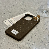 Cute Phone Cases for iPhone 16, 15, 14, 13, 12 Pro Max Plus - 3D Cat Polka Dot - TSP326 - Touchy Style