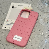 Cute Phone Cases for iPhone 16, 15, 14, 13, 12 Pro Max Plus - 3D Cat Polka Dot - TSP326 - Touchy Style