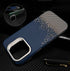 Cute Phone Cases For iPhone 16, 15, 14, and 13 Pro Max - Metal Holder, Silver Sand Carbon Fiber Pattern - TSP413 - Touchy Style