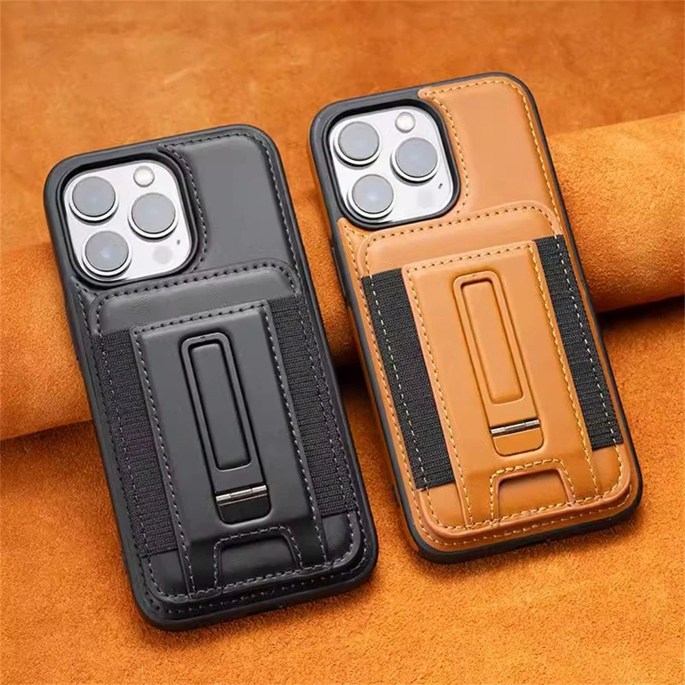 Cute Phone Cases For iPhone 16, 15, 14 Plus, and 13 Pro Max - Detachable Wallet - Hollow Logo Back Cover - TSP423 - Touchy Style