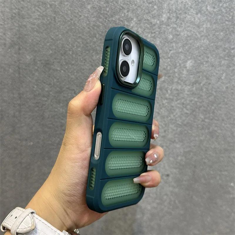 Cute Phone Cases for iPhone 16 Pro Max, 15, 14, 13, 12, 11, and 16 Plus models - Heat Dissipation Cooling Cover - TSP215 - Touchy Style