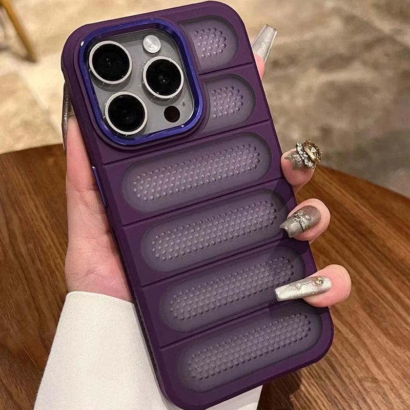 Cute Phone Cases for iPhone 16 Pro Max, 15, 14, 13, 12, 11, and 16 Plus models - Heat Dissipation Cooling Cover - TSP215 - Touchy Style