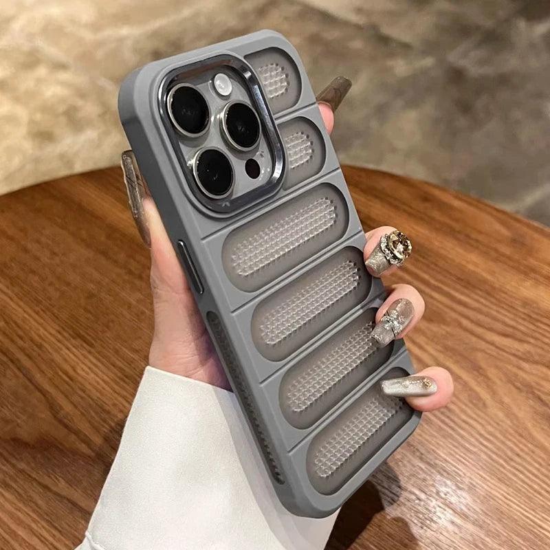 Cute Phone Cases for iPhone 16 Pro Max, 15, 14, 13, 12, 11, and 16 Plus models - Heat Dissipation Cooling Cover - TSP215 - Touchy Style