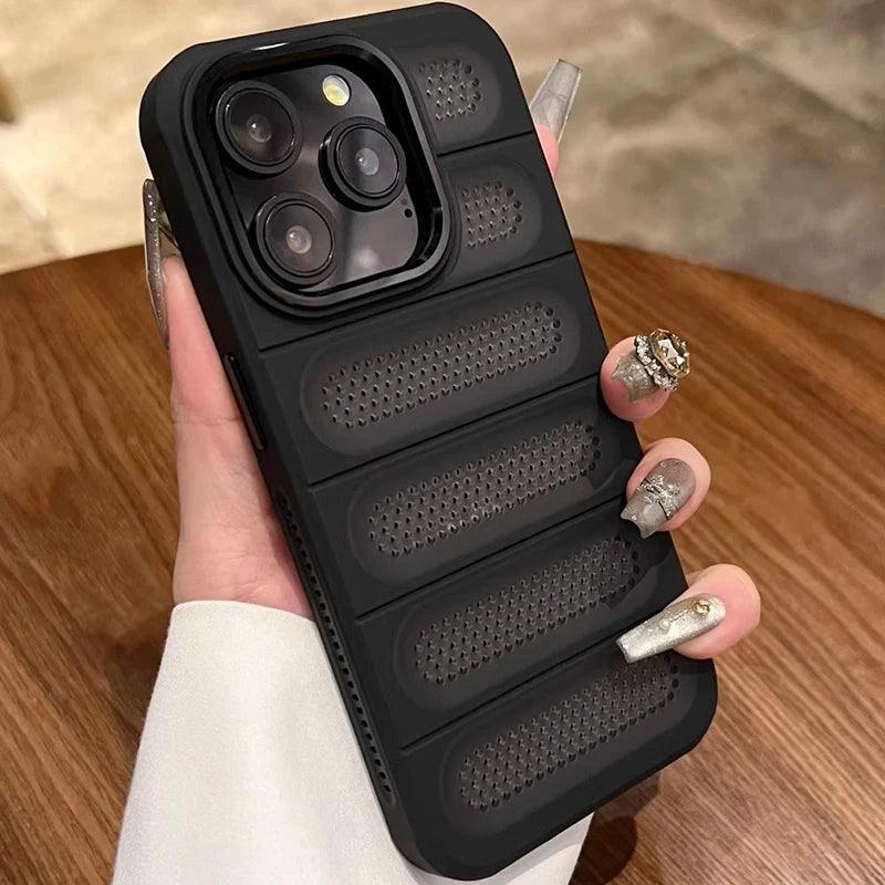 Cute Phone Cases for iPhone 16 Pro Max, 15, 14, 13, 12, 11, and 16 Plus models - Heat Dissipation Cooling Cover - TSP215 - Touchy Style