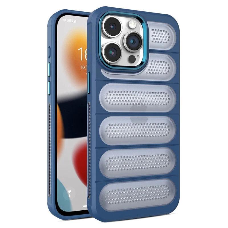 Cute Phone Cases for iPhone 16 Pro Max, 15, 14, 13, 12, 11, and 16 Plus models - Heat Dissipation Cooling Cover - TSP215 - Touchy Style