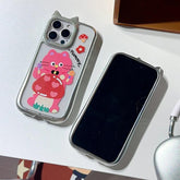 Cute Phone Cases - Funny Cat & Puppy Bling Diamond Ears for iPhone 15-11 Pro Max - TSP298 - Touchy Style