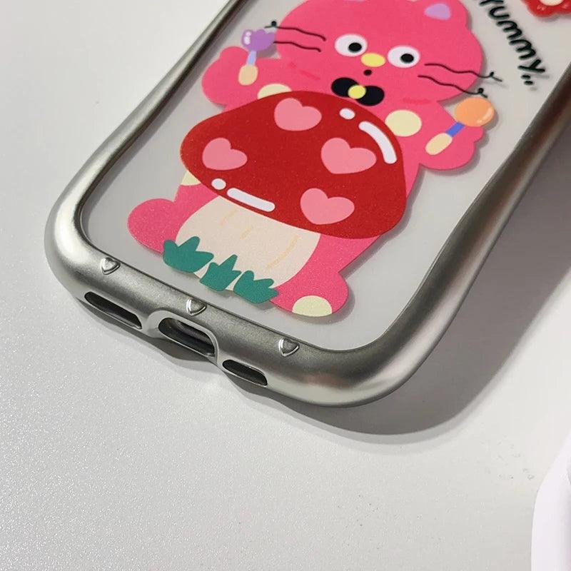 Cute Phone Cases - Funny Cat &amp; Puppy Bling Diamond Ears for iPhone 15-11 Pro Max - TSP298 - Touchy Style