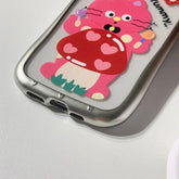 Cute Phone Cases - Funny Cat & Puppy Bling Diamond Ears for iPhone 15-11 Pro Max - TSP298 - Touchy Style