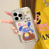 Cute Phone Cases - Funny Cat & Puppy Bling Diamond Ears for iPhone 15-11 Pro Max - TSP298 - Touchy Style