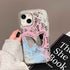 Cute Phone Cases: Lovely Butterfly Silver Mirror Back Cover with Cat Ears for iPhone 11-15 Pro Max - TSP288 - Touchy Style