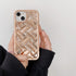 Cute Purple Weave Knit Laser-Plating Phone Cases for iPhone 11 Pro Max, 12, 13, and 14 - Touchy Style