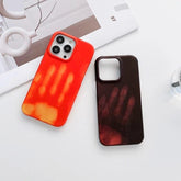 Cute Thermal Heat Induction Sensor Phone Cases for iPhone 13, 12 Mini, 13 Pro Max, 11 Pro Max, XR, SE2, XS Max, 7, 8 Plus - Touchy Style