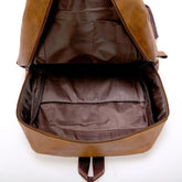 D190110 Cool Backpack - Large Capacity Leather Laptop Bag - Touchy Style