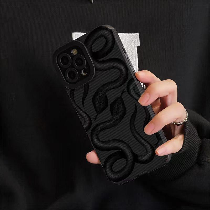 Dark Snake - Cute Phone Cases For iPhone 14 13 Pro Max 11 12 Pro 7 8 Plus X XS Max XR - Touchy Style