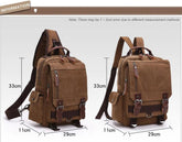 Daypack Cool Backpacks MWCBSF03 Canvas Travel Multifunctional Shoulder Bag - Touchy Style