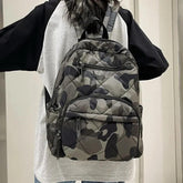 DB1247 Cool Backpack - Camouflage Waterproof Multi Pocket Travel Bag - Touchy Style .