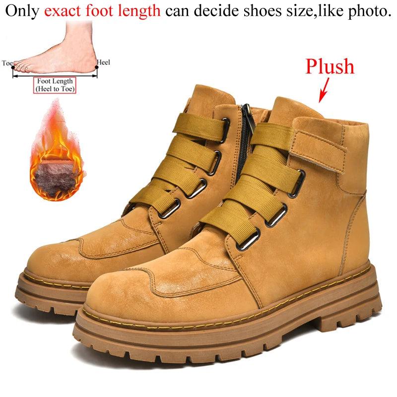 DM350 Fashion Leather Boots Women&