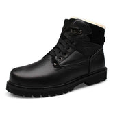 DM357 Leather Ankle Boots Men&