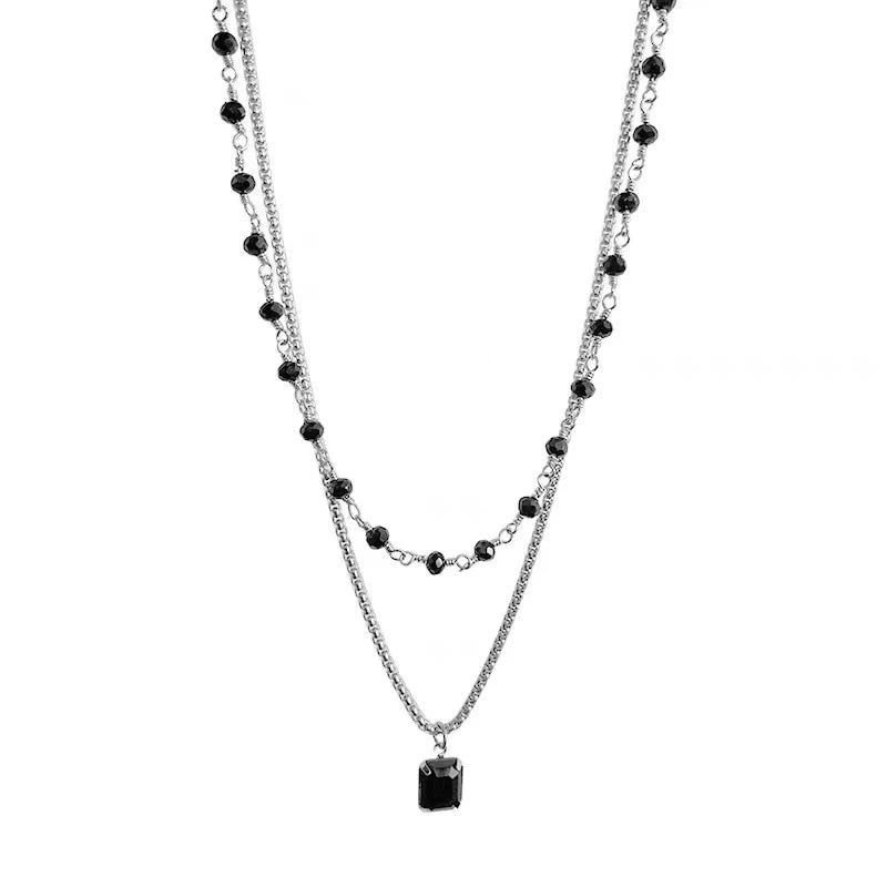 Black Onyx Diamond Sunburst Toggle Necklace – Kathryn Elyse
