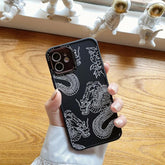 Dragon Big Paint Cute Phone Cases For iPhone 15, 14, 13, 12, 11, Pro X XS Max XR 8 Plus - Touchy Style .