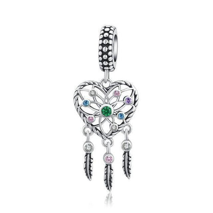 Dream Catcher Pendant Necklace Charm Jewelry Without Chain - SCC961 - Touchy Style